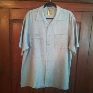 Gillo Premier Blue/Grey Sport Shirt - Size XL